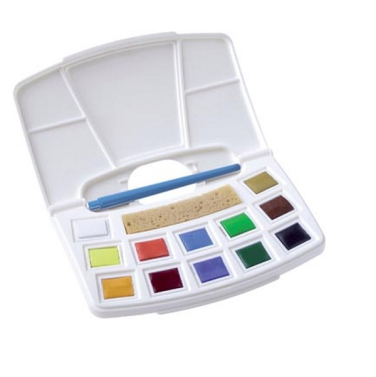 Estojo Aquarela Pastilha C/12 9022112m Talens